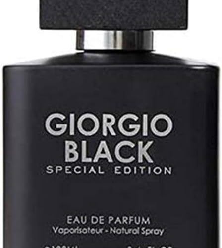 Giorgio Black Special Edition Eau de Parfum for Men | 100 ml Spicy Oriental Fragrance