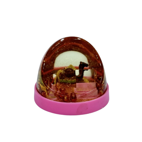 Egyptian Desert Camel Snow Globe - 9x10 cm