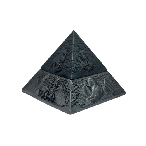 Premium Decorative Egyptian Pyramid Jewelry & Storage Box - 13x13 cm