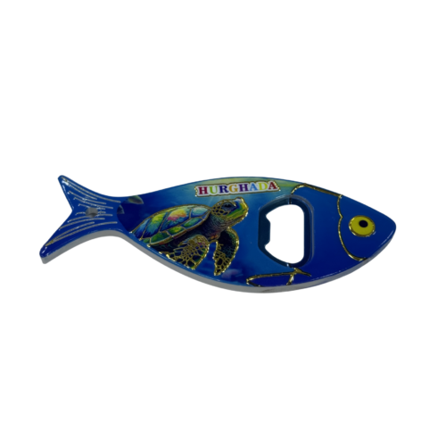 Hurghada Sea Turtle Fish Bottle Opener - 5x14 cm