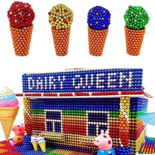 KIDSZONE DIY 216-Piece Ball Toy Set | STEM Educational Learning Balls Game for Kids