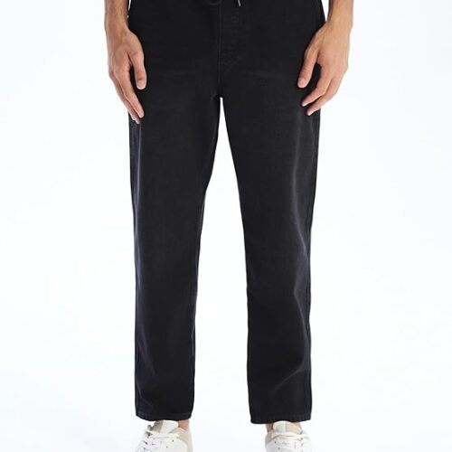 LC Waikiki Men’s Loose Fit Jeans | Comfortable Cotton Blend Denim Pants