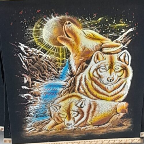 Картина на папирусе Amaranth 30 x 40 см — египетское искусство