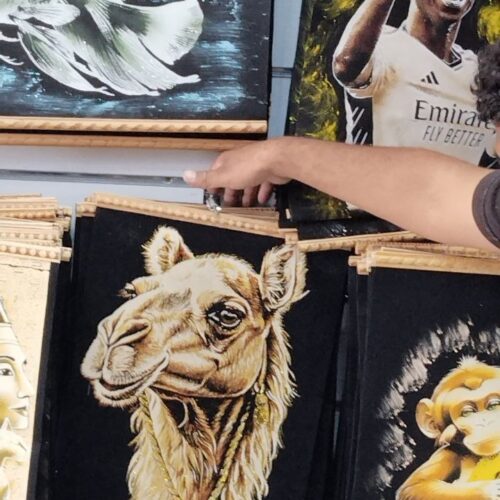 Картина на папирусе Amaranth 30 x 40 см — египетское искусство