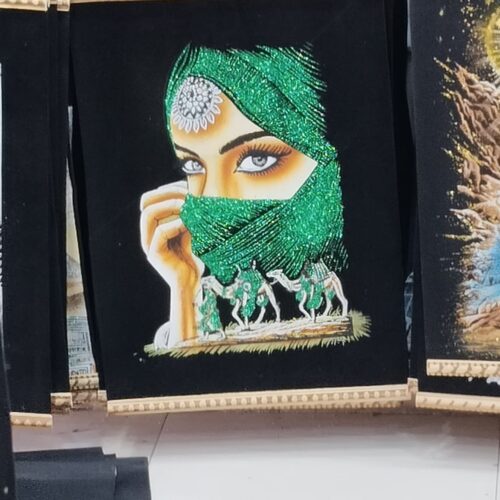 Amaranth-Papyrusbild 30 x 40 cm – Schöne ägyptische Kunst