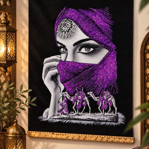 Amaranth-Papyrusbild 30 x 40 cm – Schöne ägyptische Kunst