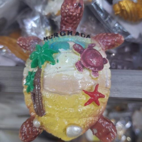 Souvenir-Magnet aus Meeresstein