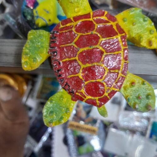 Souvenir-Magnet aus Meeresstein
