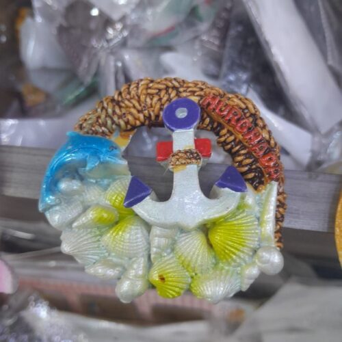 Souvenir-Magnet aus Meeresstein