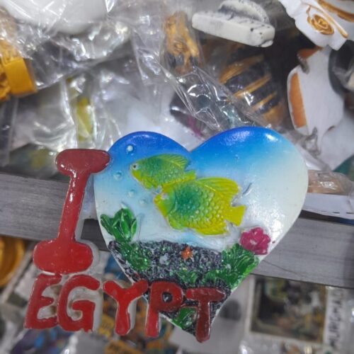 Souvenir-Magnet aus Meeresstein