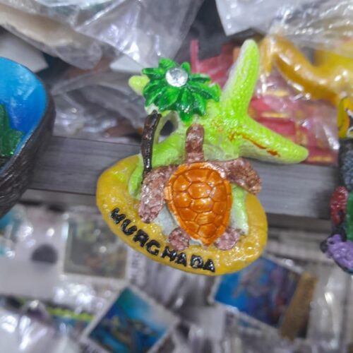 Souvenir-Magnet aus Meeresstein