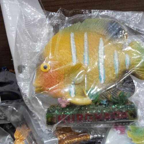 Sea stone souvenir magnet