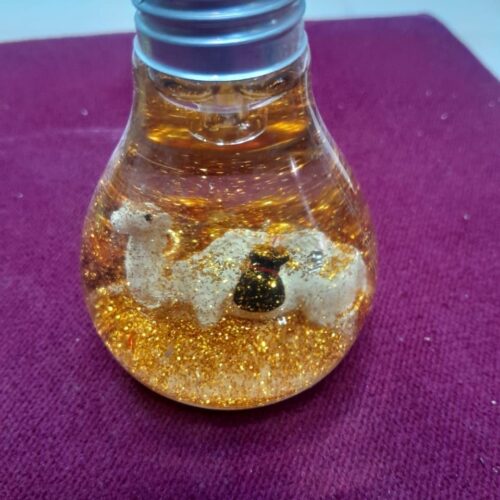 Glass Water Ball with Decorative Scene
