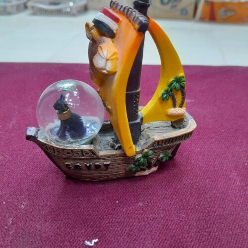 Glass Water Ball with Decorative Scene