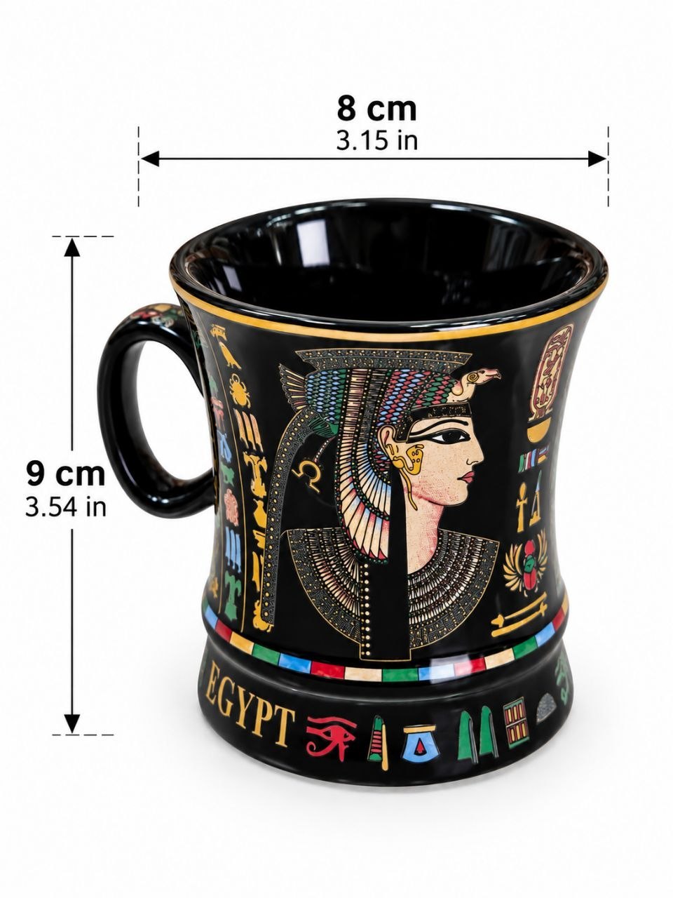 Bemalte Keramiktasse – Bild 4