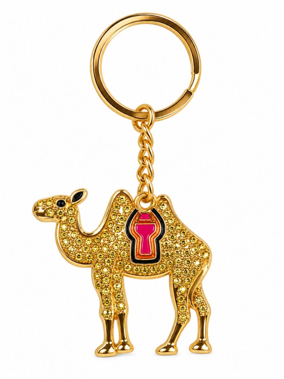 Kamel Schlüsselanhänger mit Glitzersteinen – Ägypten Souvenir – Bild 3