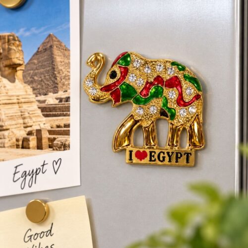 “I Love Egypt” Elephant Fridge Magnet