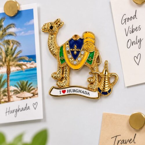 Магнит на холодильник «Верблюд — I Love Hurghada»